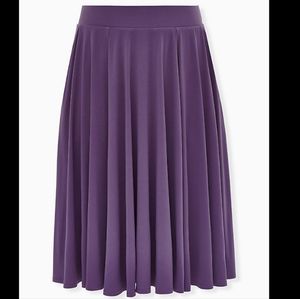 Torrid Purple Midi Skirt